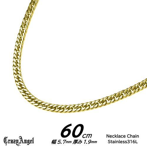 購入超安い CrazyAngel ネックレスチェーン ステンレス316L 60cm 細め ゴールド 0027ca-964