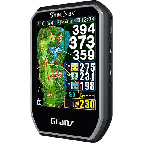 ショットナビ　ゴルフ用GPSナビ　Granz　ブラック　GranzBK