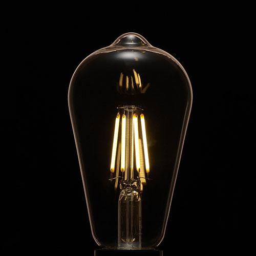 【10個セット】 YAZAWA フィラメントLED 60W エジソン形 E26 CL LDE6LG64CX10_1