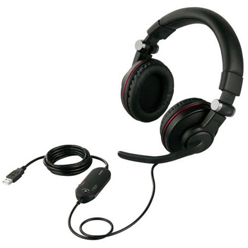 BUFFALO バッファロー ヘッドセット ゲーミング 5.1chサラウンド USB2.0 BSHSUH05BK | 