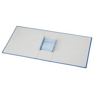 （まとめ） TANOSEE 片開きパイプ式ファイルE A4タテ 800枚収容 背幅106mm 青 1冊 〔×10セット〕の画像