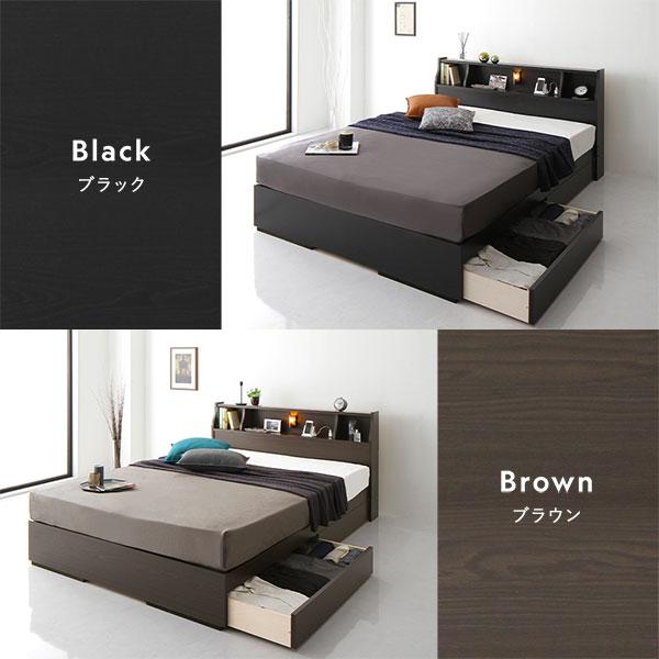 ベッド シングル 海外製ポケットコイルマットレス付き 片面仕様