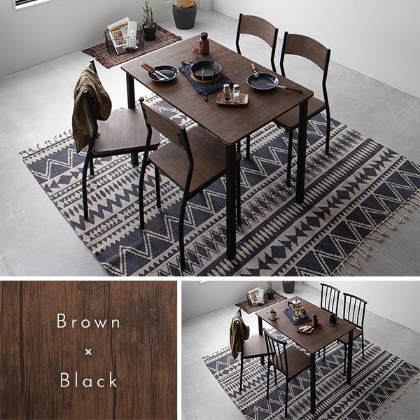 ダイニングセット 5点セット ダイニングテーブル 幅110cm ストーン