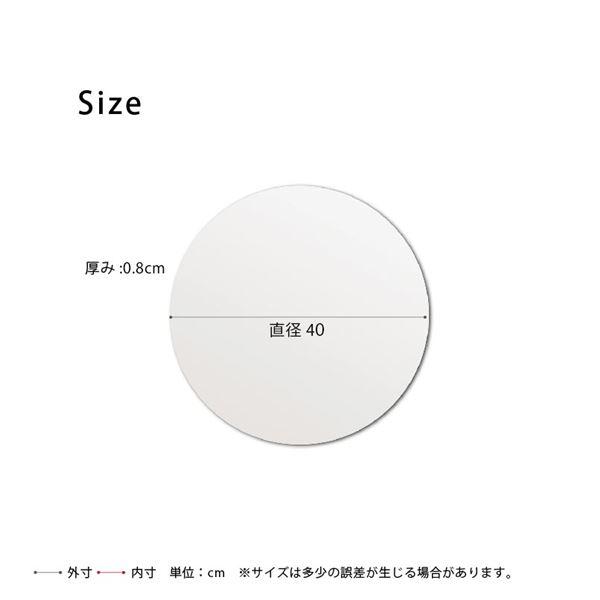 〔6個セット〕ONEミラーサークル40 ノンフレーム 鏡 姿見 高級感 壁掛け 韓国インテリア丸型 玄関 トイレ 洗面 オーバル ウォールミラー 業務用 NK-400_5