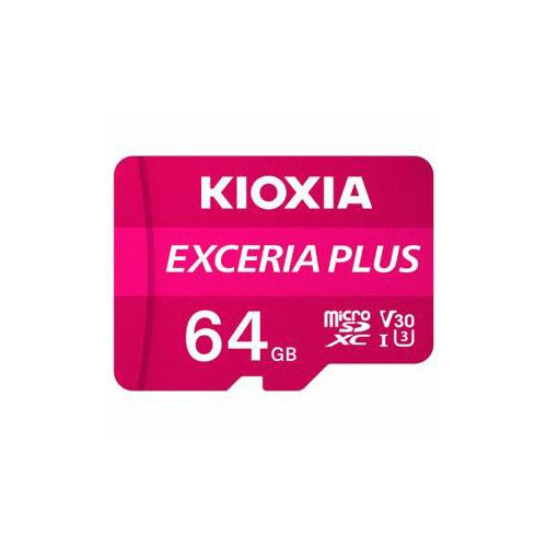 KIOXIA MicroSDカード EXERIA PLUS 64GB KMUH-A064G｜tuhan-station