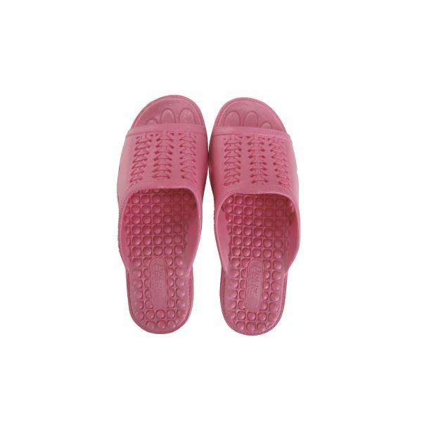 （まとめ）ニッポンスリッパ 成型サンダル 婦人用 L ピンク〔×30セット〕