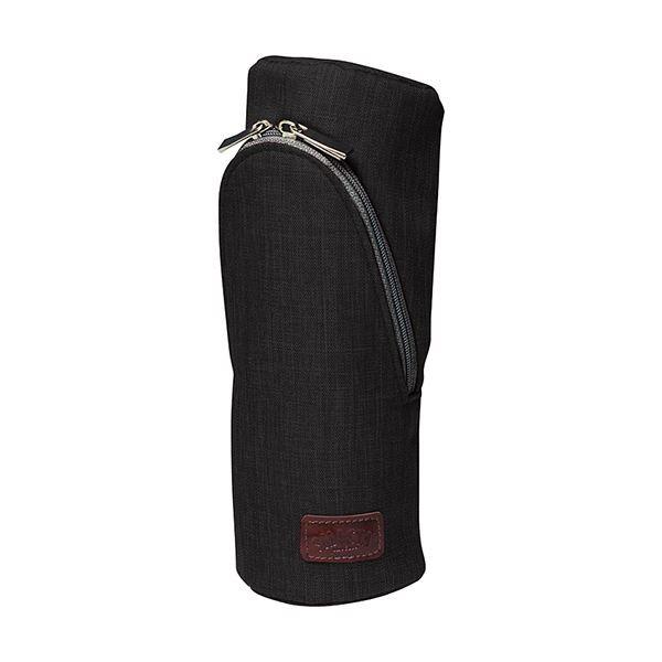 （まとめ）ソニック スマ・スタ カーム立つペンケース ブラック FD-1607-D 1個〔×5セット〕