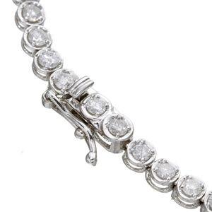 【美品】 K18WG2ctダイヤモンドテニスブレスレット 【TMF1285435590】(46719円)