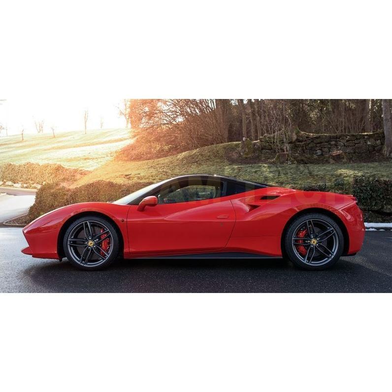 Ferrari フェラーリ 488 GTB用 ドライカーボン サイドステップ 左右セット サイドスカート サイドスポイラー サイドシル カーボンスポイラー 綾織 Spyder 人気｜tujiajapan｜12