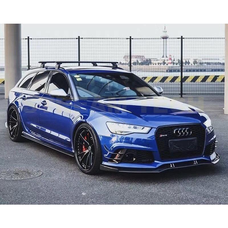 AUDI アウディ C7 RS6用 DTMタイプ カーボン フロントカナード 6点セット バンパーカナード エアロガーニッシュ 綾織カーボン Audi 4G アバント 人気商品｜tujiajapan｜14