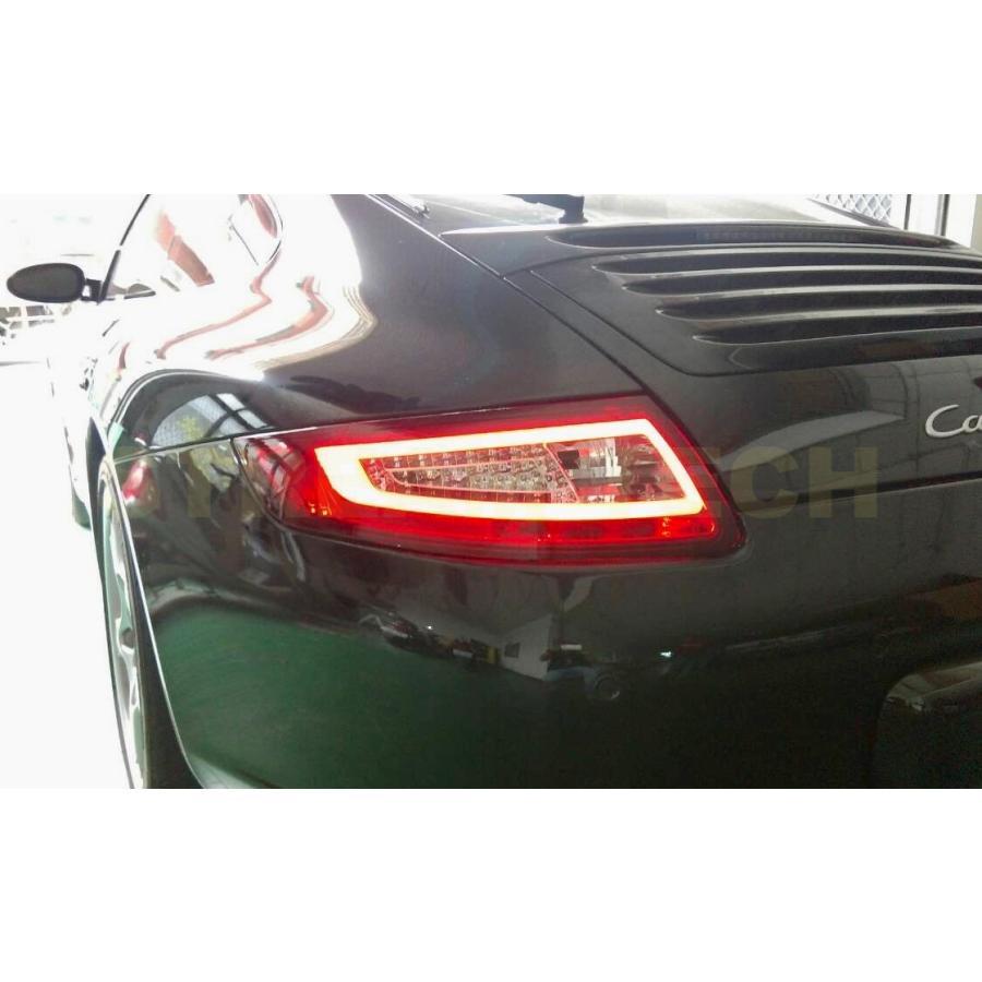 PORSCHE ポルシェ 997 前期用 ファイバー LED クリアテールライト 