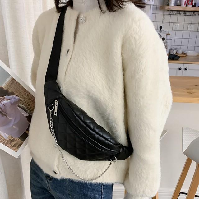 ボディバッグ レディース おしゃれ 斜め掛け ウエストポーチ ホワイト