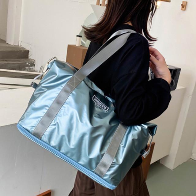 旅行用バッグ ジムバッグ レディース 色鮮やか 5色 ナイロン系 軽い 大