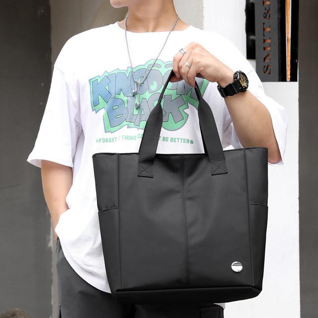 トートバッグ メンズ レディース A4 3色 ブラック グレー ネイビー