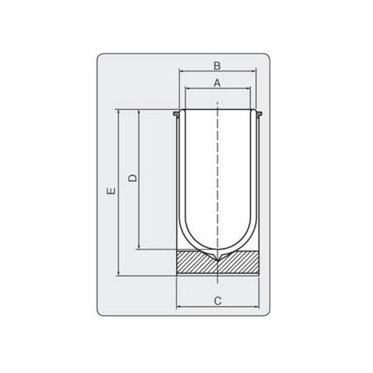 デュワーフラスコ　細口シリンダー型　1000mL　KGW　4-5328-04　9C　医療・研究用機器　aso