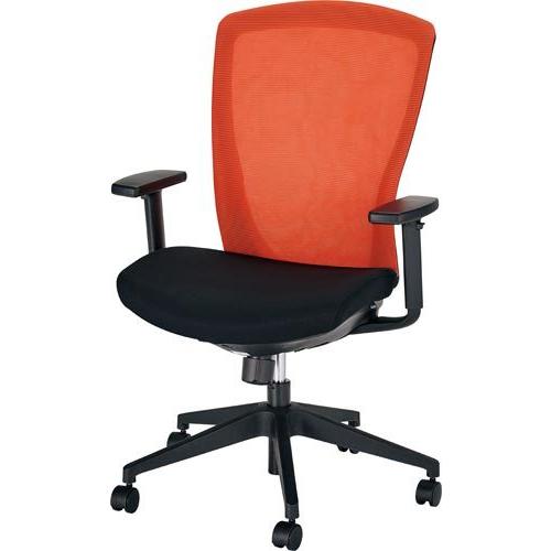 ラフィナートネット２チェア　可動肘付　レッド セット　 全国配送可 ＣＬＯＶＥ 31832366 3183-2366