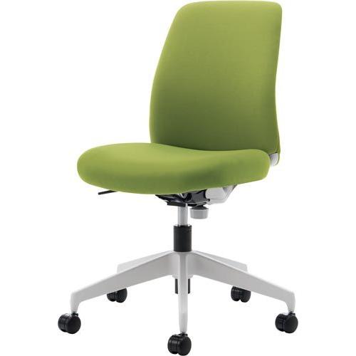 オプティローチェア　背座ライトオリーブ　脚ホワイト Ｃ０２−Ｗ１０２ＣＵ−Ｅ１Ｑ４Ｑ４１　 全国配送可 コクヨ株式会社 31832571 3183-2