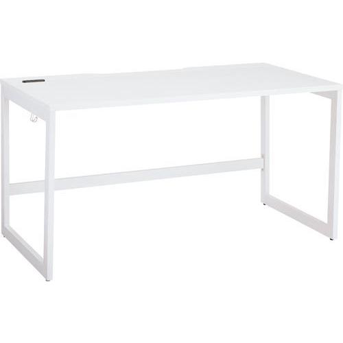 ◇リスムデスクＤ７００Ｗ１４００　白脚　ホワイト ＲＦＦＬＤ−１４７０ＷＨ−ＷＬ　 送料・組立・設置が無料 アール・エフ・ヤマカワ株式会社 31958
