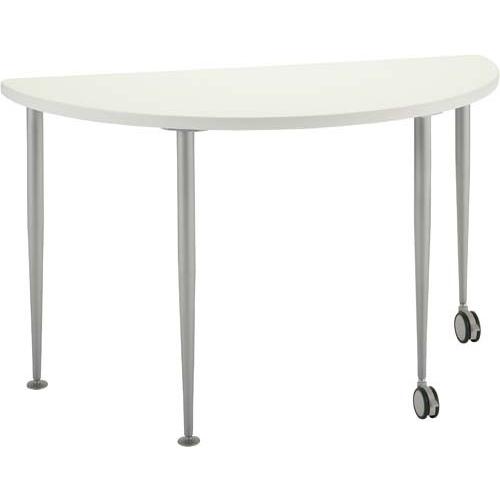 ◇スタイルフィット２　半円形ホワイト　半キャスター ＳＦ−ＲＮ−ＷＨ　 送料・組立・設置が無料 株式会社ノア 42072690 4207-2690