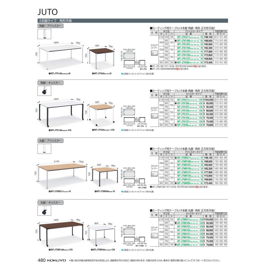 純正ネット ミーティングｊｕｔｏ ４本角脚キャスター Mt Jtk1e6maw Cn 送料無料 コクヨ Kokuyo Kof ドクタープライム 通販 Yahoo ショッピング 製品を信頼できるお店で買い Yqsigo Com