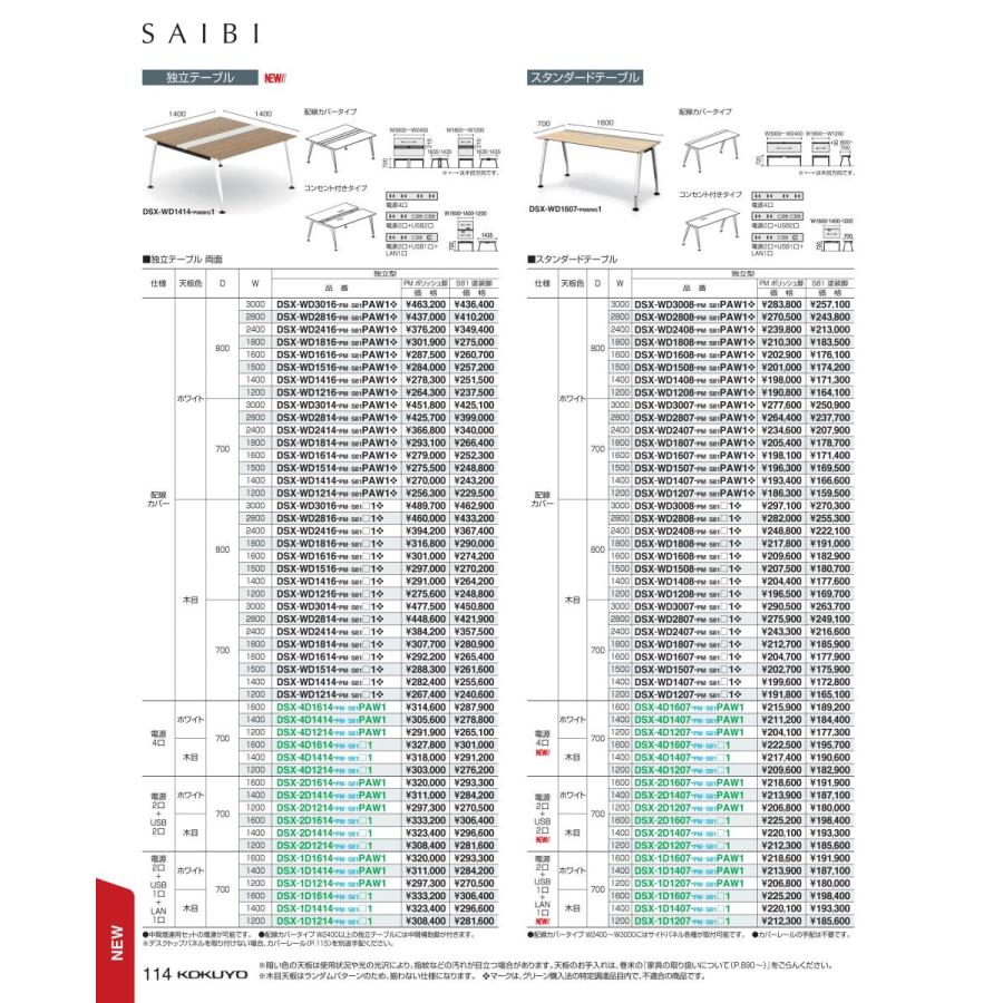 お気にいる サイビ ｃテーブル 両面独立タイプ Dsx 1d1214 Pmmh31 送料無料 コクヨ Kokuyo 正規店仕入れの W Southern Eye Com