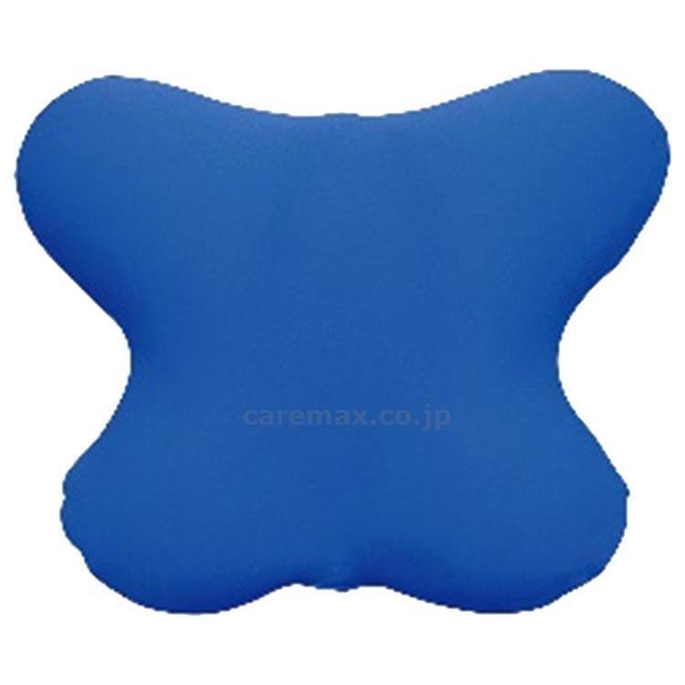 クッション　ビーズクッション 腰をにするクッション（カバー付） 青 MOGU 取寄品 JAN 4540323017591　介護福祉用具