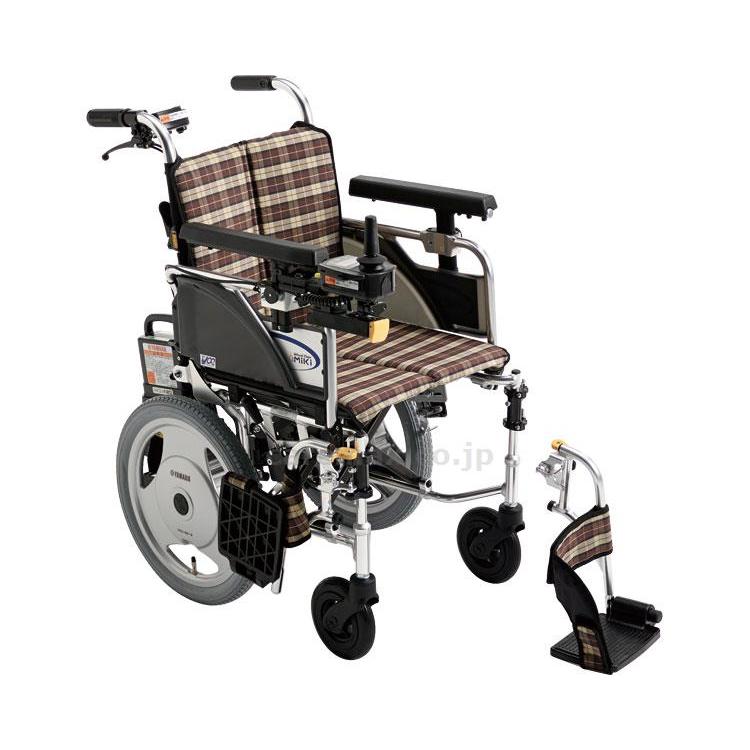 電動車いす SKT_JUX Plus(介助操作部無 / ＃A-6 リチウムイオンバッテリー ミキ 取寄品 JAN  介護福祉用具 自走用車椅子