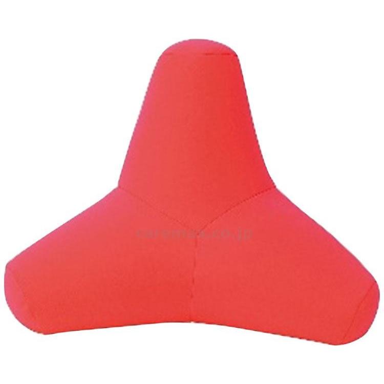 クッション　ビーズクッション 頭と上半身を支えるクッション（カバー付） 赤 MOGU 取寄品 JAN 4540323020447　介護福祉用具