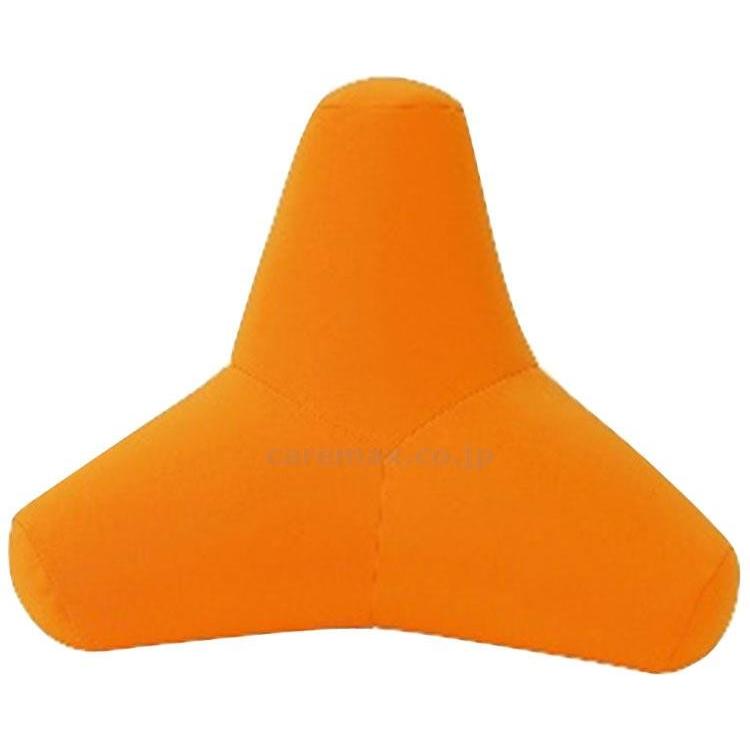クッション　ビーズクッション 頭と上半身を支えるクッション（カバー付） オレンジ MOGU 取寄品 JAN 4540323020454　介護福祉用