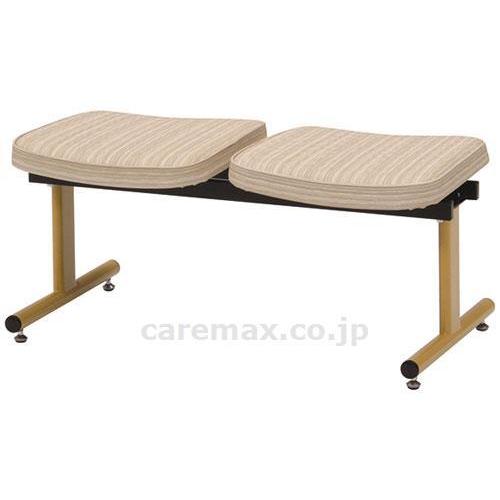 施設用家具　ロビーチェア ロビーチェア　2人用背なし ML-90-2　グリーン ミトノ 取寄品 JAN 851ML902CRHG0　介護福祉用具