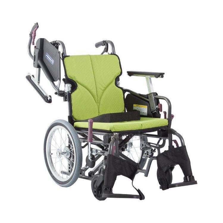 車いす　介助式 モダンC　KMD-C16-38-SSL No.85_若葉色 カワムラサイクル 取寄品 JAN 4514133508167　介護福祉用具