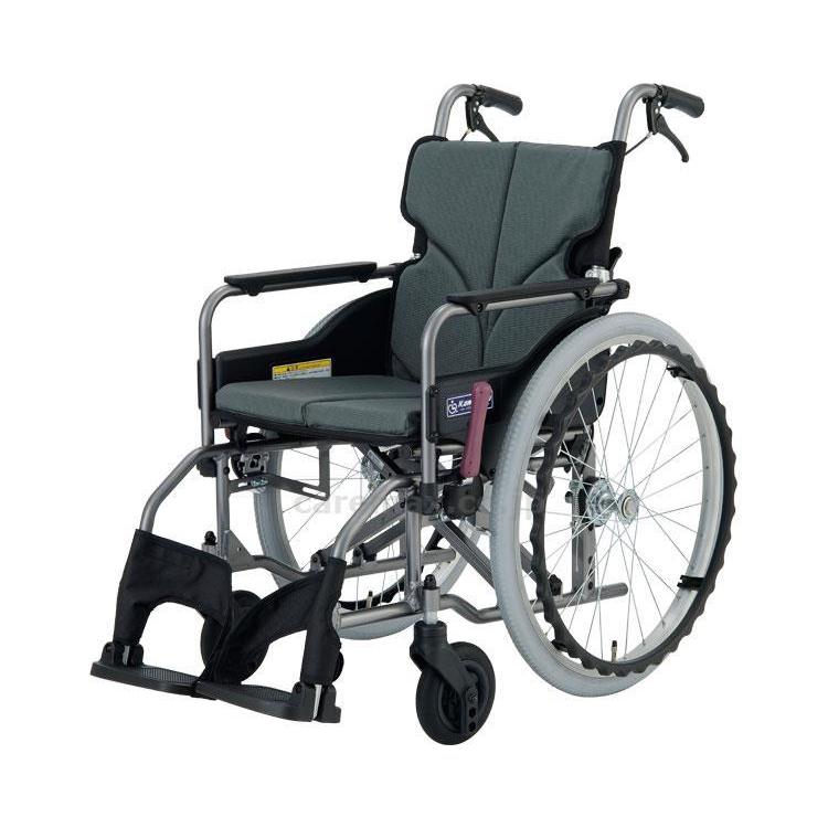 車いす　自走式 モダンA　KMD-A22-40S-M A10_赤チェック カワムラサイクル 取寄品 JAN 4514133500598　介護福祉用具