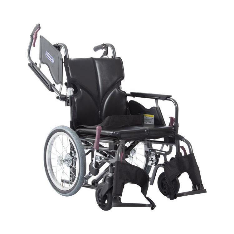 車いす　介助式 モダンB　KMD-B16-42-SL No.88_エコブラック カワムラサイクル 取寄品 JAN 4514133505227　介護福祉