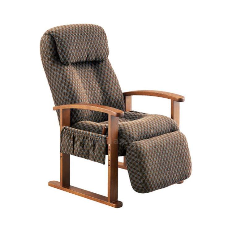 RAKU座 リクライニングチェア / SWON-365G12/K ブラウン 大和通商 取寄品 JAN  介護福祉用具 介護用椅子、電動座椅子