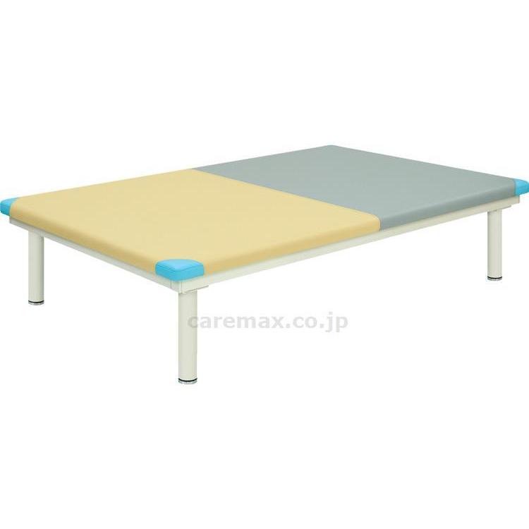 施設用備品　診察台 かたらいホームTB-1444-02幅：　長：　高： 本体：　×三角色：ライトブルー 高田ベッド製作所 取寄品 JAN 　介護福祉