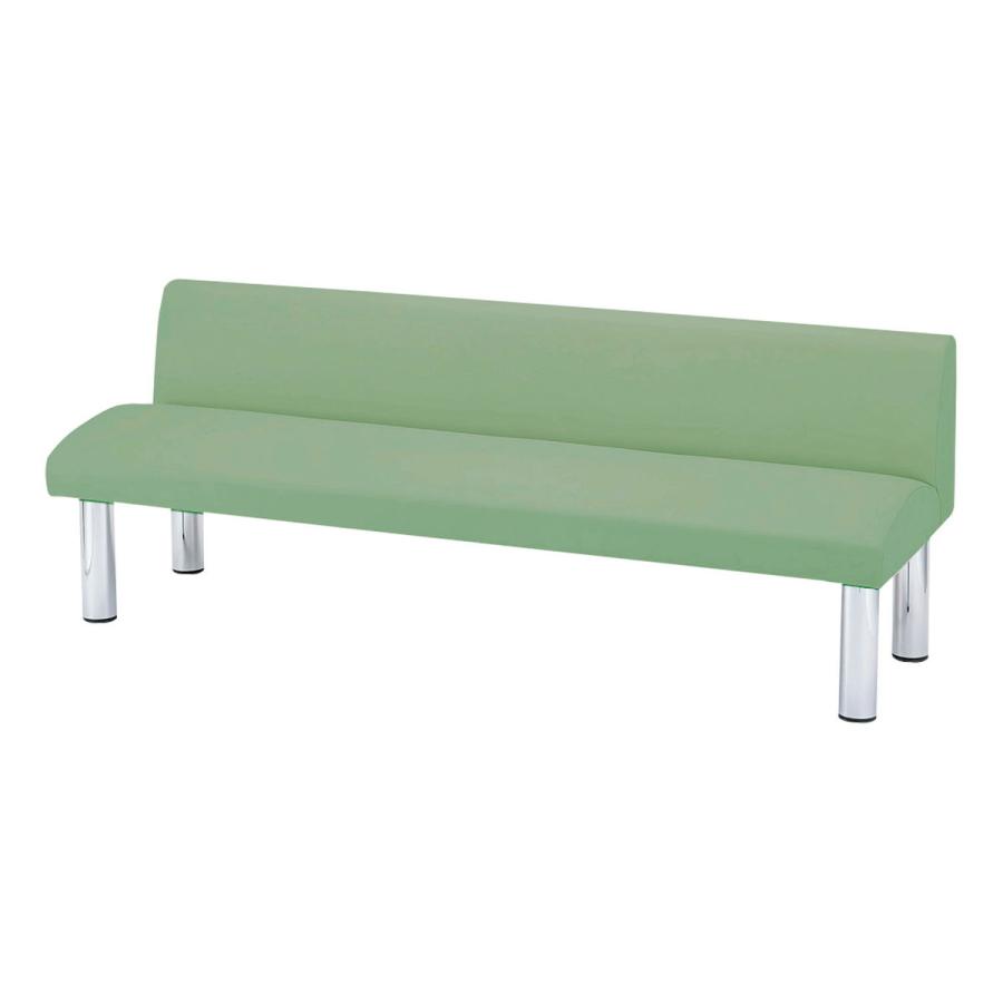 ロビーチェア カーキグリーン HKZ-18A(180X59X65CM 23-6717-00 1入り