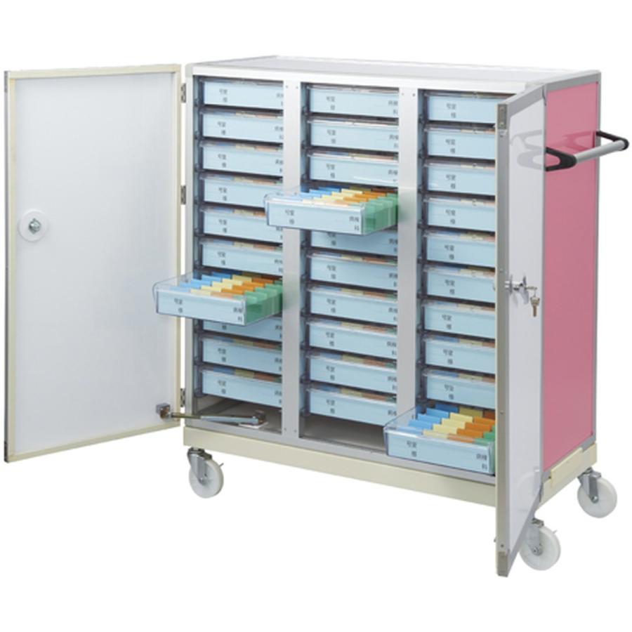 マツヨシエコノミー与薬カート３０床用 ピンク MY-NEC30 24-6000-01 1入り