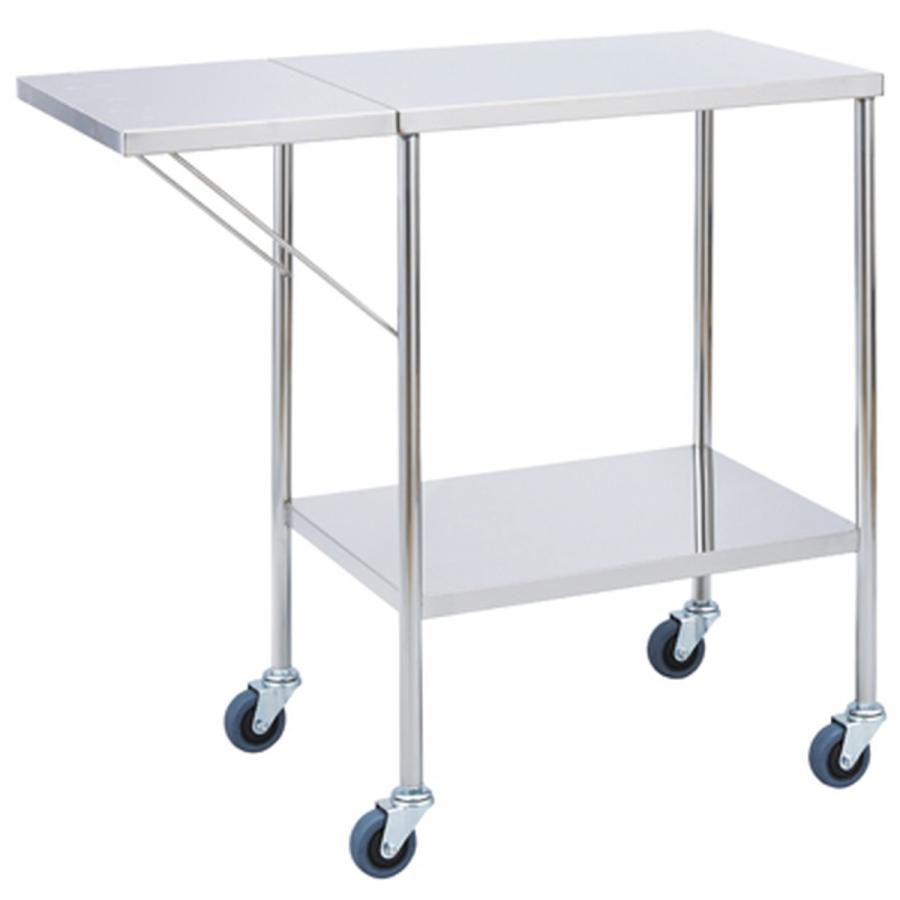 器械台　補助台付（φ５０ｍｍ）　 MY-1548A(600X450X800 24-6046-00 1入り