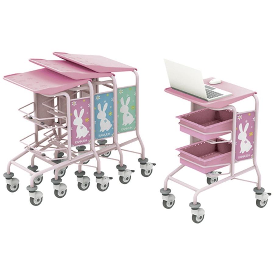 ＳＣライトワークカート　　　　　 MCR087PN(ピンク/ピンク) 24-6548-00 1入り