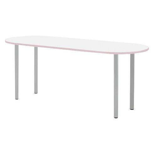 ナーステーブル（パステル／楕円形）　 ベージュ NASC-1812R 24-7820-01 1入り