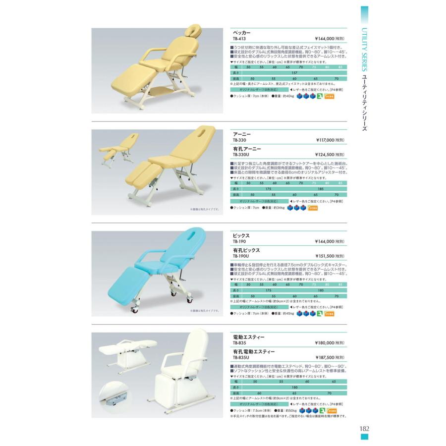 有孔アーニー ユーティリティー 高田ベッド 品番 TB-330U 送料無料