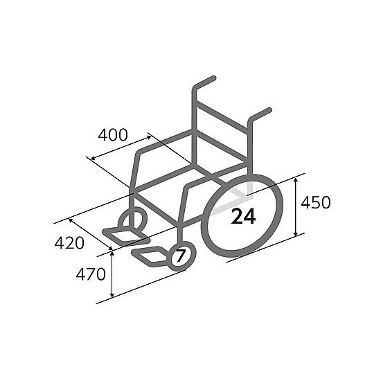 車いす　（自走式／スチール製／エアタイヤ／ビニールシート）　カワムラサイクル　aso　0-5840-01　病院・研究用品