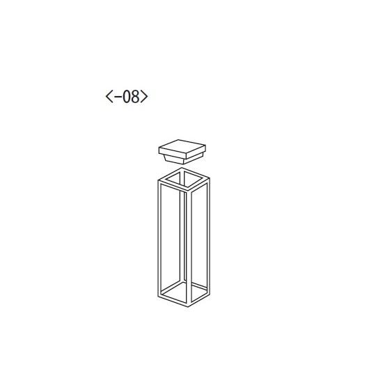 スタルナ石英セル　(蛍光用スタンダードセル)　スタルナ　2-474-08　病院・研究用品　aso