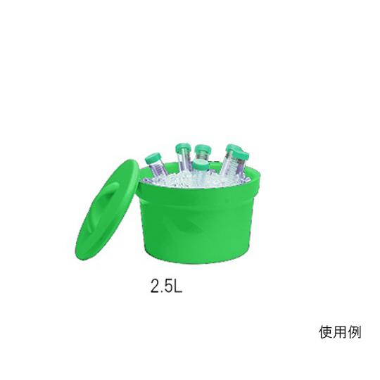 アイスバケツ　Magic　Touch　2(TM)　グリーン　2.5L　容量　アズワン　aso　医療・研究用機器　3-6391-04