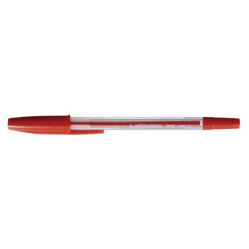 ato6126-0375  ボールペン SA-R赤 ボール径0.7mm、インク色赤 1ケ 三菱鉛筆 SAR10P-15｜tukishimado｜02