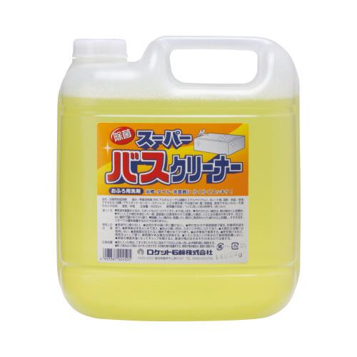 ato6538-2561  スーパーバスクリーナー レモンの香り 4L 1ケ ロケット石鹸 004505｜tukishimado｜02