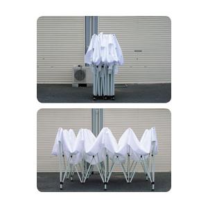 ブランド ニューワンタッチテント （6）300×600 cm（約64.7kg） わたなべ Y-88 シロ 教育施設限定商品 ed 800042 【QGW3058026656】(111149円)