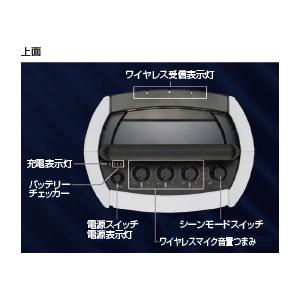 800MHz帯ワイヤレスアンプ CD対応 TOA WA-2800CD 教育施設限定商品 ed 800236｜tukishimado｜03