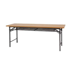 会議テーブル1860（棚付） アイリスチトセ OT-1860Tチー 教育施設限定 