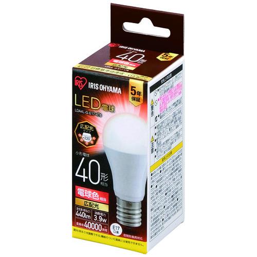 LED電球40W E17広配電球 LDA4L-G-E17-4T6 jtx 168321 アイリス 全国配送可｜tukishimado｜02